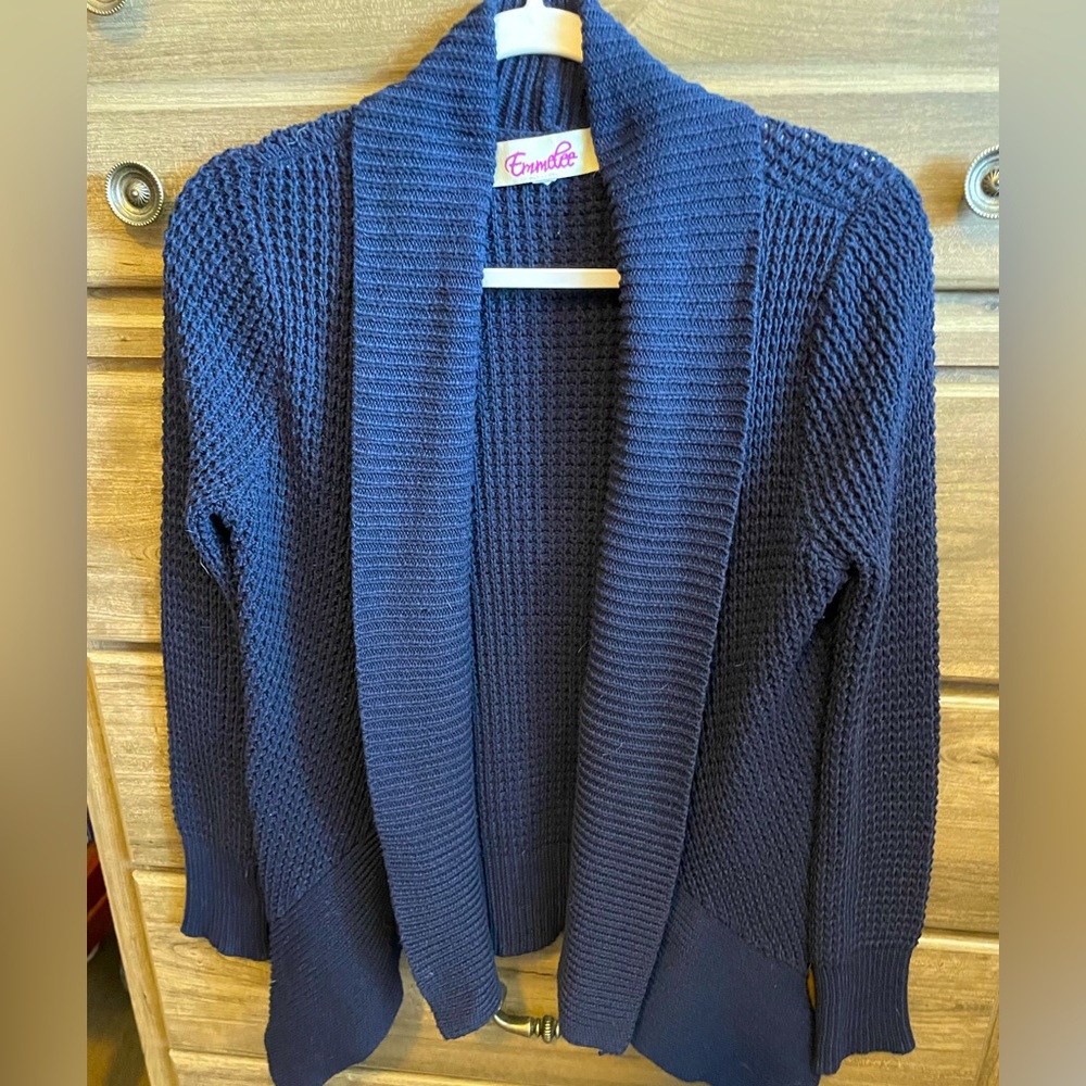 Emmelee Waffle Cardigan Sweater